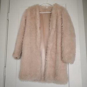Pink Furry Coat